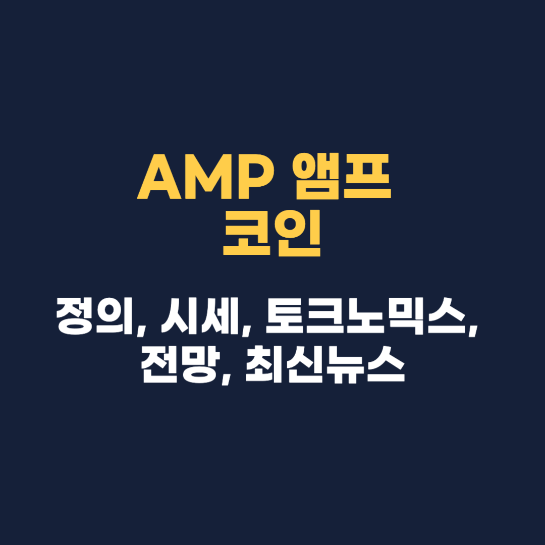 AMP 앰프 코인